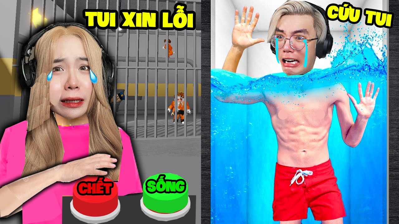 SAMMY VÀ PHONG CẬN MẮT KẸT TRONG TRÒ CHƠI SỐNG HAY BỊ HẠI SIÊU  KINH DỊ TRONG ROBLOX
