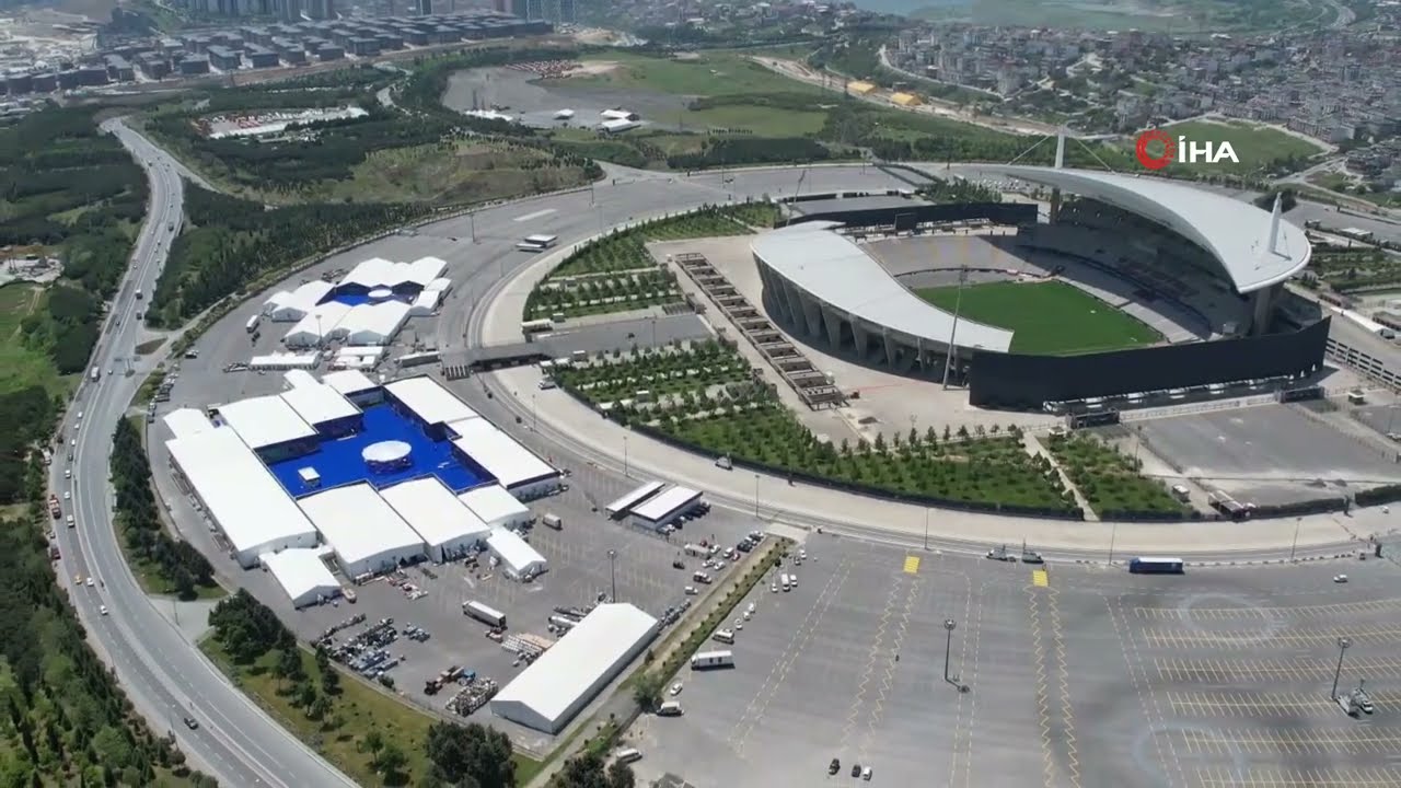 Atatürk Olimpiyat Stadyumu, UEFA Şampiyonlar Ligi için hazırlıklar sürüyor