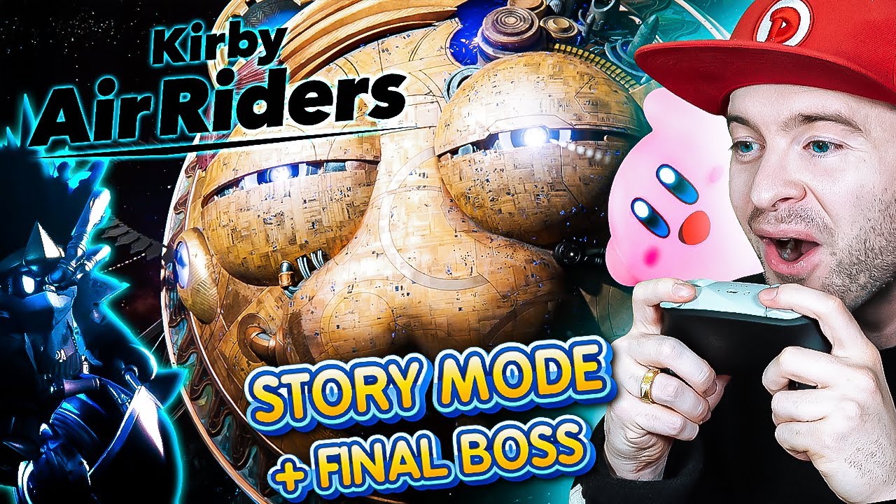 🔴 KIRBY AIR RIDERS 🌟 #1: Story Mode (Road Trip), Final Boss, Bad Ending & Good Ending