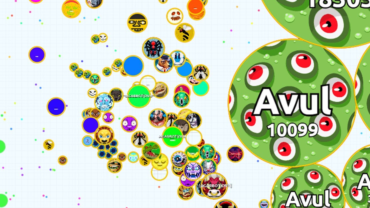 150 AGAR.IO BOTS WITH 132 MASS | AGARBOT.OVH