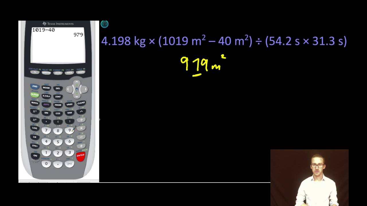 Significant Figures in Multi-Step Calculations