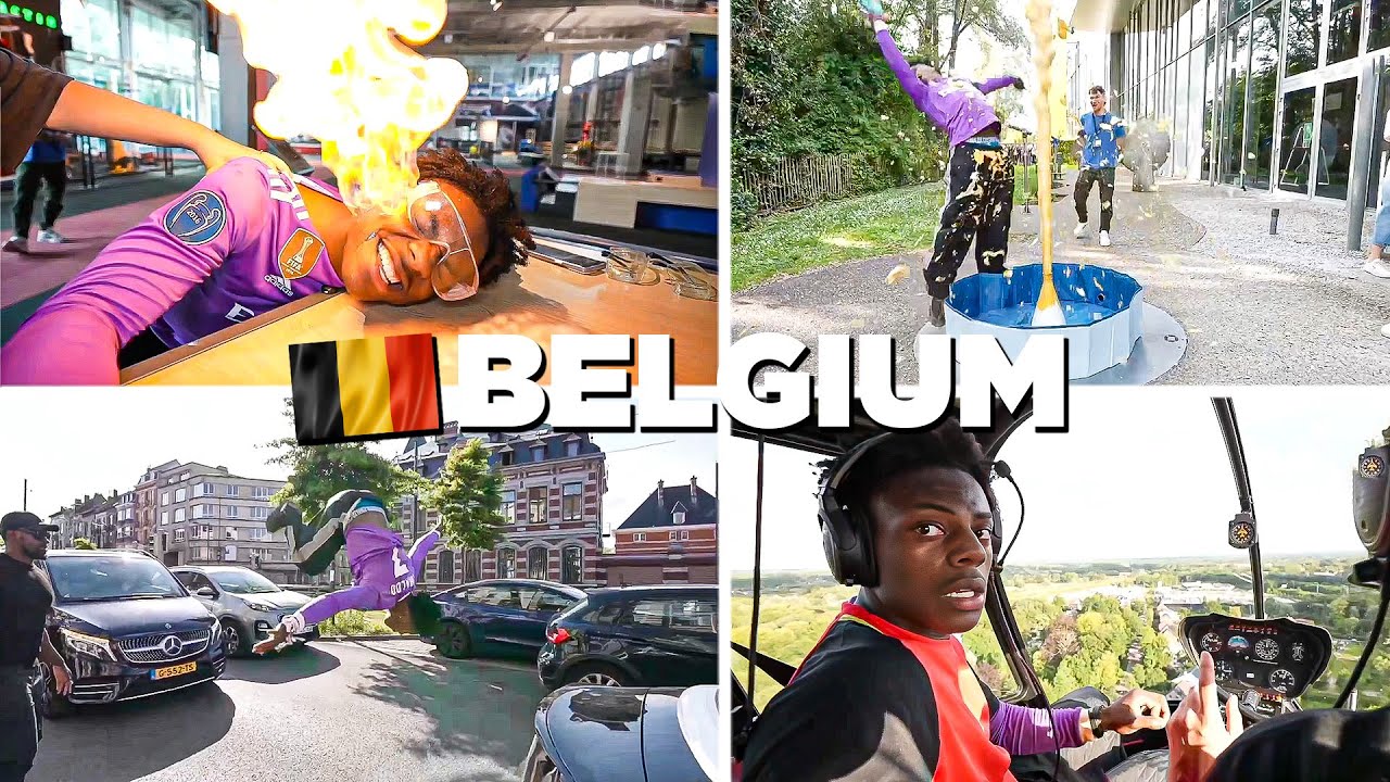 iShowSpeed's First Time in Belgium.. (GONE CRAZY)
