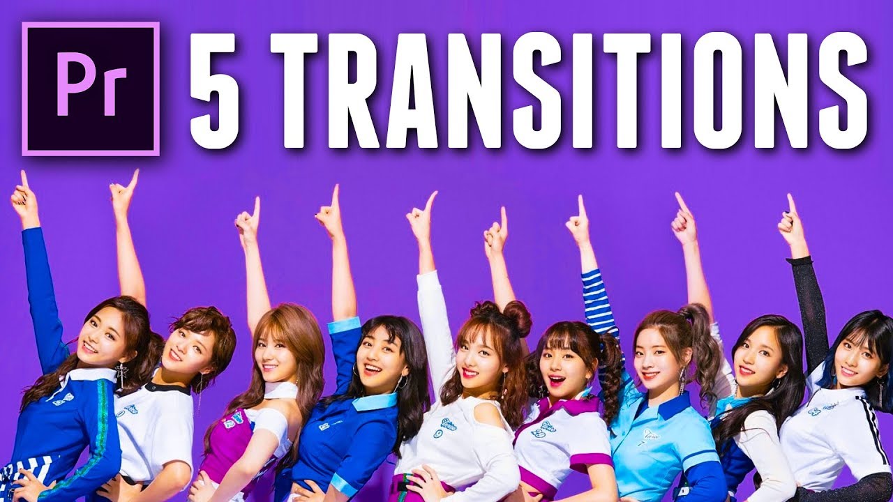 5 TRANSITIONS from TWICE in PREMIERE PRO