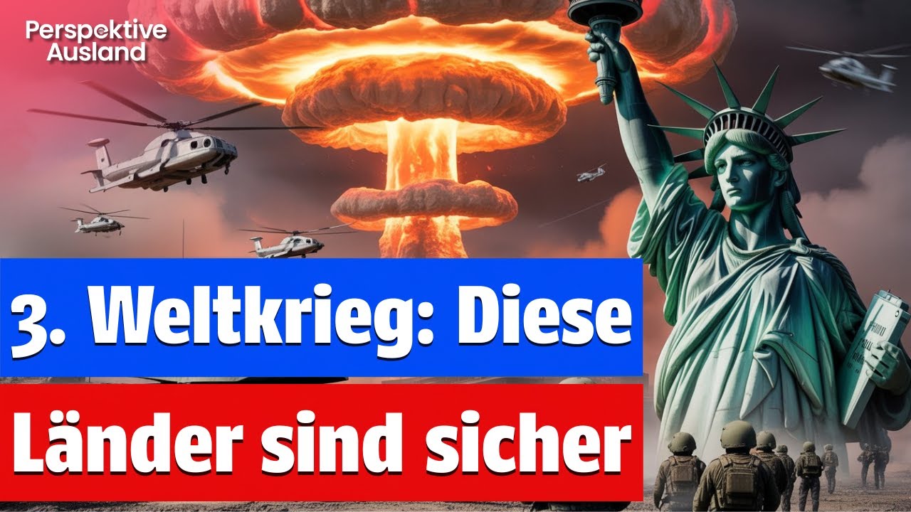 Kommt ein 3. Weltkrieg? Wohin auswandern bei Krieg? Die SICHERSTEN Länder für deinen Plan B!