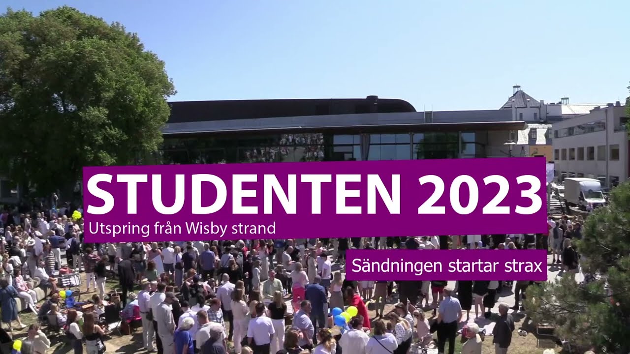 Studenten 2023 - utspring från Wisby strand
