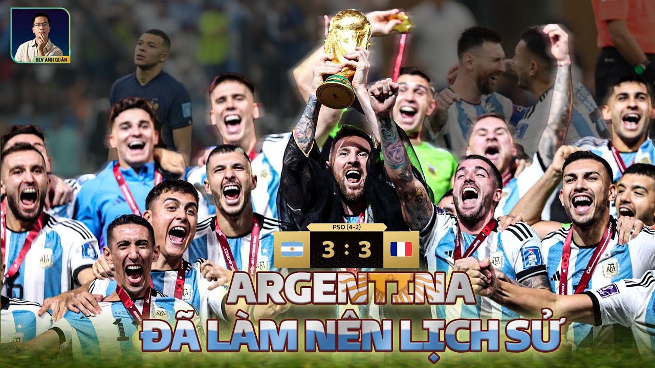 ARGENTINA - PHÁP: CHIẾN THẮNG KHÔNG THỂ QUÊN CỦA MESSI, DI MARIA VÀ CÁC ĐỒNG ĐỘI | WORLD CUP 2022