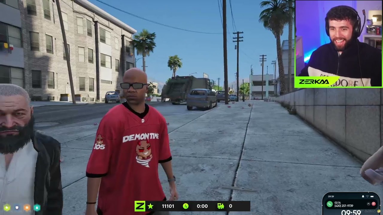 Lottie Raps To Tommy T While Peanut Beatboxes.. | GTA RP NoPixel 4.0