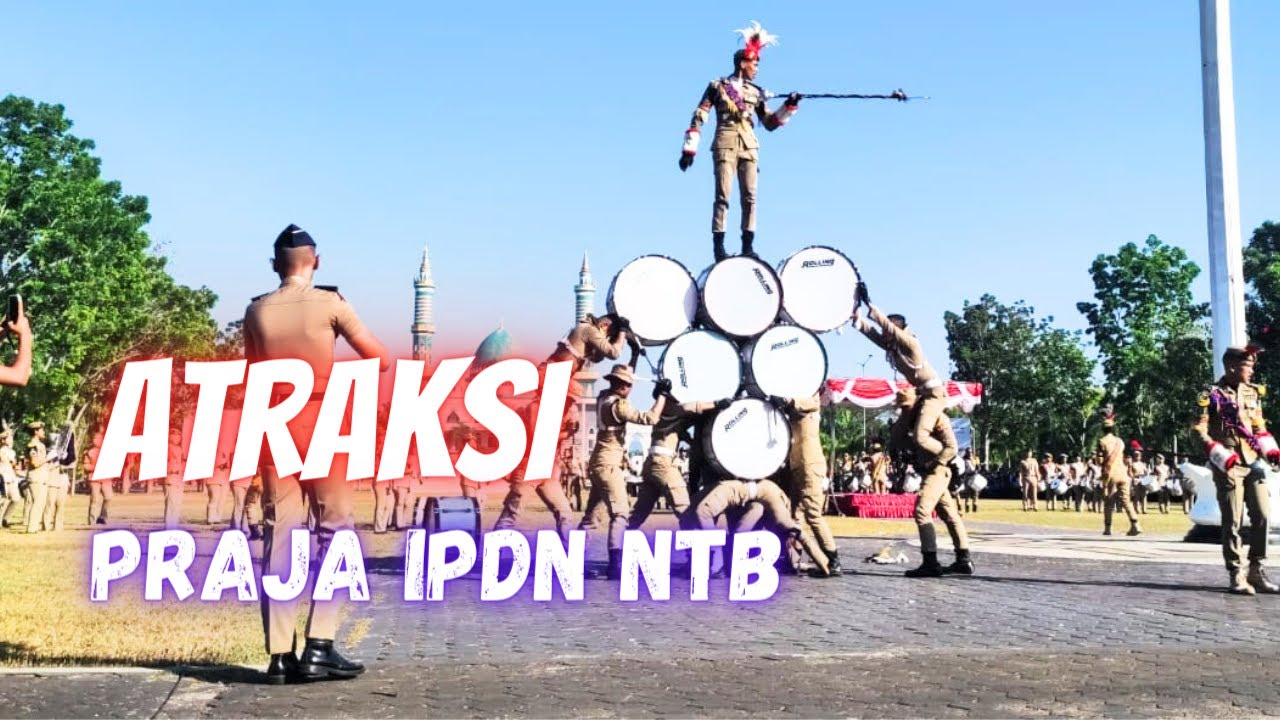 LUAR BIASA || Atraksi Praja IPDN NTB di Apel Syukur Kab. Sumbawa Barat