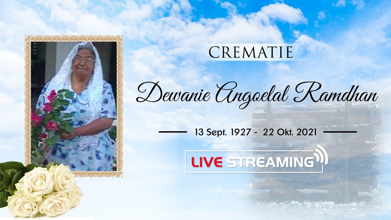🔴 Live Streaming Crematie: Dewanie Angoelal Ramdhan ॐ