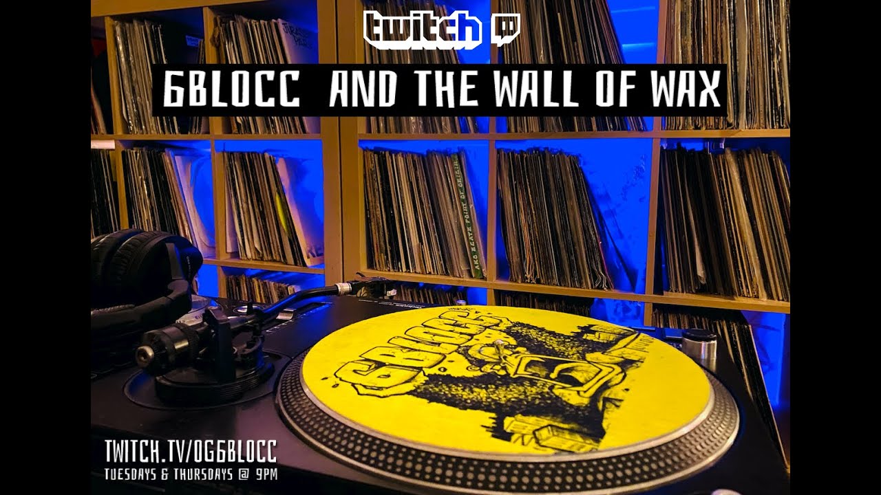 6Blocc live on TwitchTV - Stateside Jungle and DNB vinyl classics
