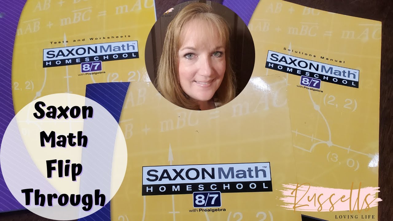Saxon Math Homeschool 8/7 with Prealgebra || Math Homeschool Curriculum || Saxon Math || Prealgebra