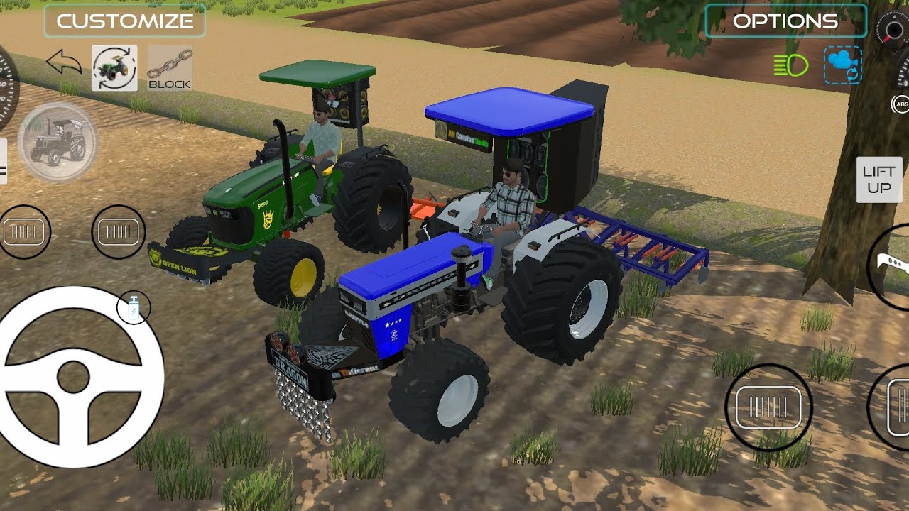 || SWARAJ 744 AND CULTIVETAR AND SIMULATOR FARMING GAME 