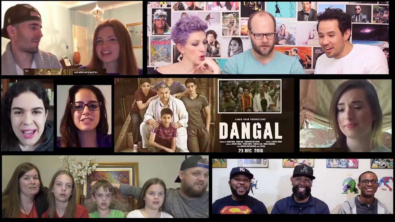 Dangal Trailer Reaction Mashup