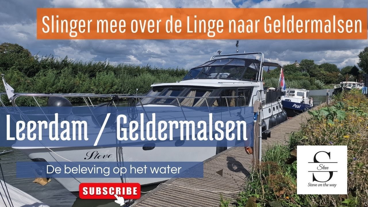 Steve on the way #vlog 35. Slinger mee over de Linge naar Geldermalsen.