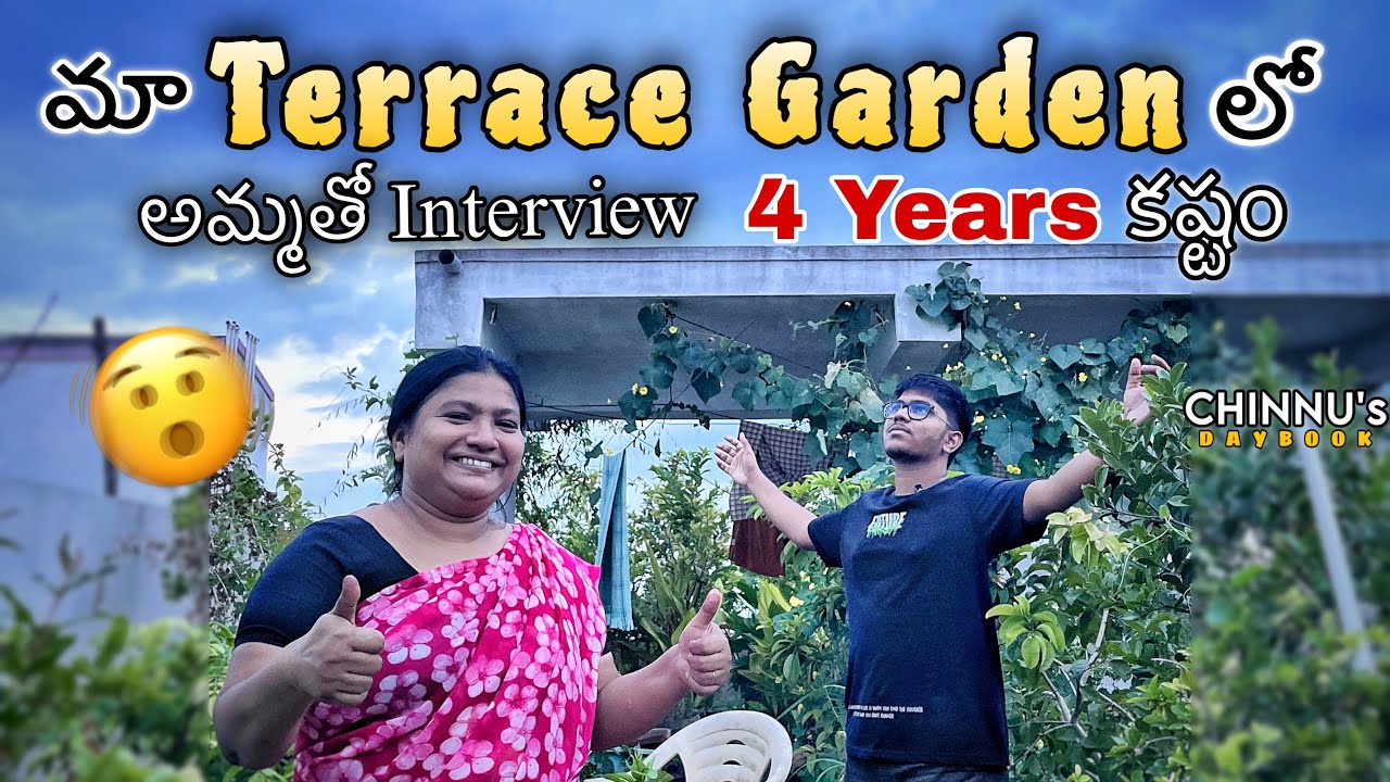 మా Terrace Garden లో || History of our Terrace Garden || How and Why did we start..??||