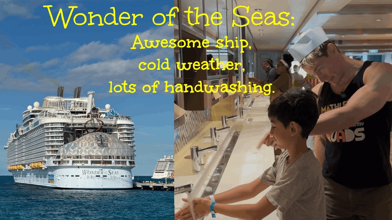 Wonder of the Seas + CocoCay + cold weather!