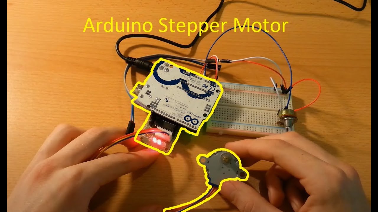 Silnik krokowy sterowanie Arduino - stepper motor!