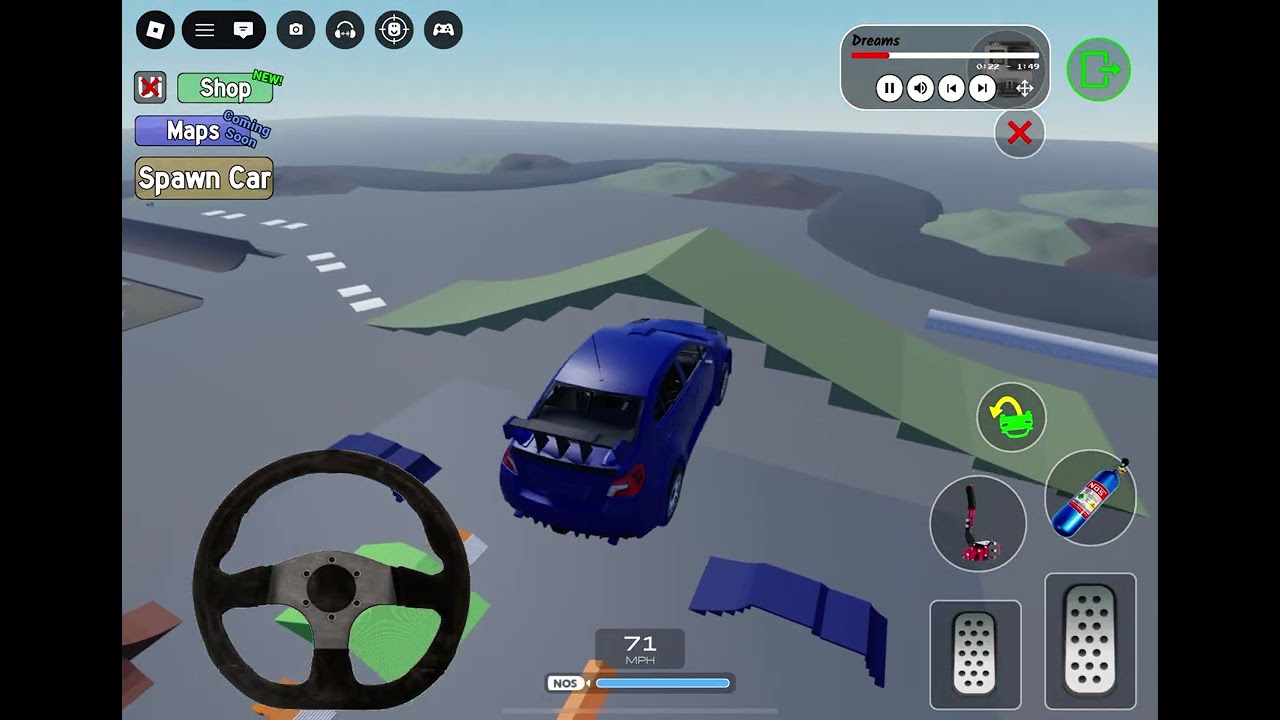 Trying out the two small beasts control and hitting a few stunts