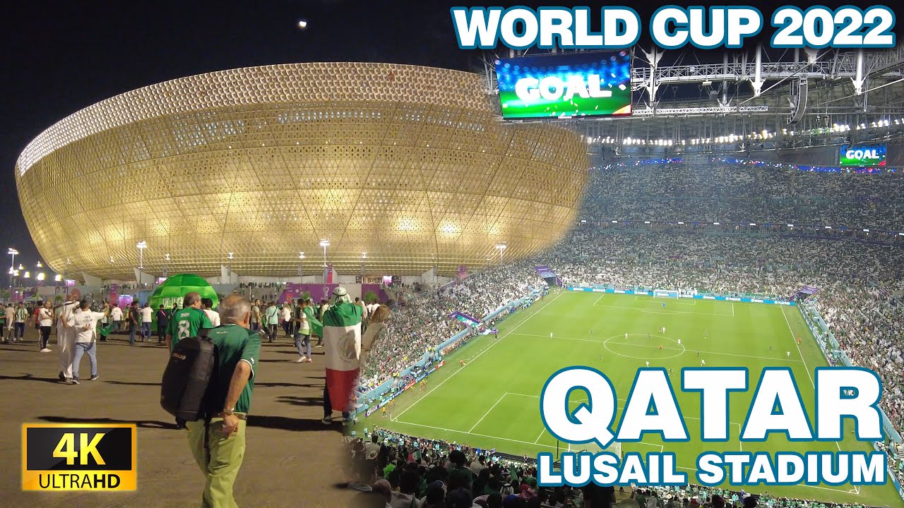 FIFA World Cup 2022 - Lusail Stadium KSA vs MEX 4K 60 FPS #fifa #worldcup #qatar