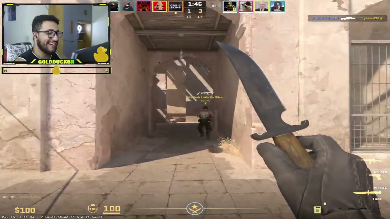 LIVE DE CS2 🔥 Jogando Competitive  | GoldDuckBR 02#