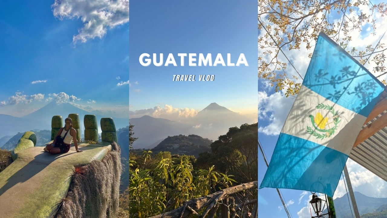 guatemala travel vlog | staying near lake atitlan, hobbitenango atv tour + exploring antigua 