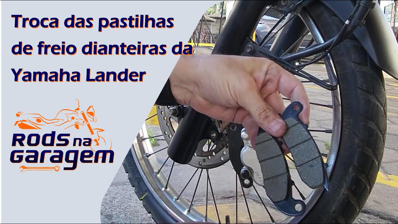 Yamaha Lander - Como trocar as pastilhas de freio dianteiras #tutorial #motocicletas #manutenção