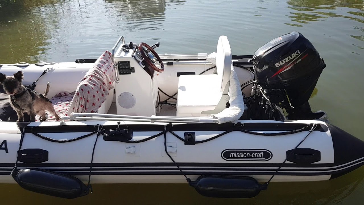 Schlauchboot-Tour Oberweser mit Mission-Craft Orca 420
