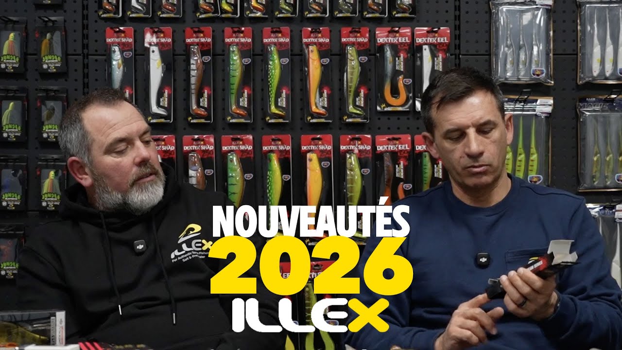 Rediffusion du live nouveautés Illex / Jackall 2026 !