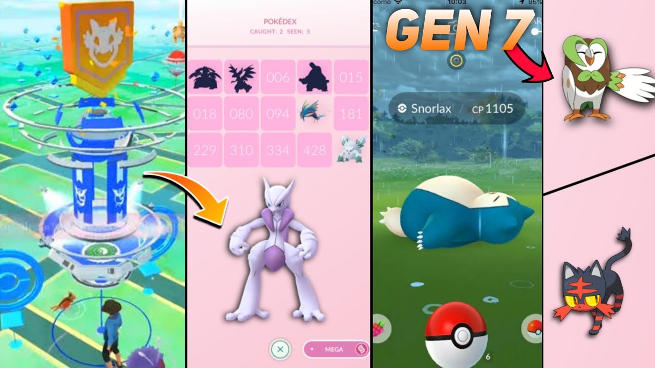 Mega mewtwo in raids | Gen 7 in Pokemon go | New updates for Pokemon go.