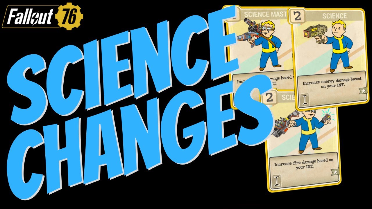 Fallout 76 PTS - Science Cards Are Changing....Again