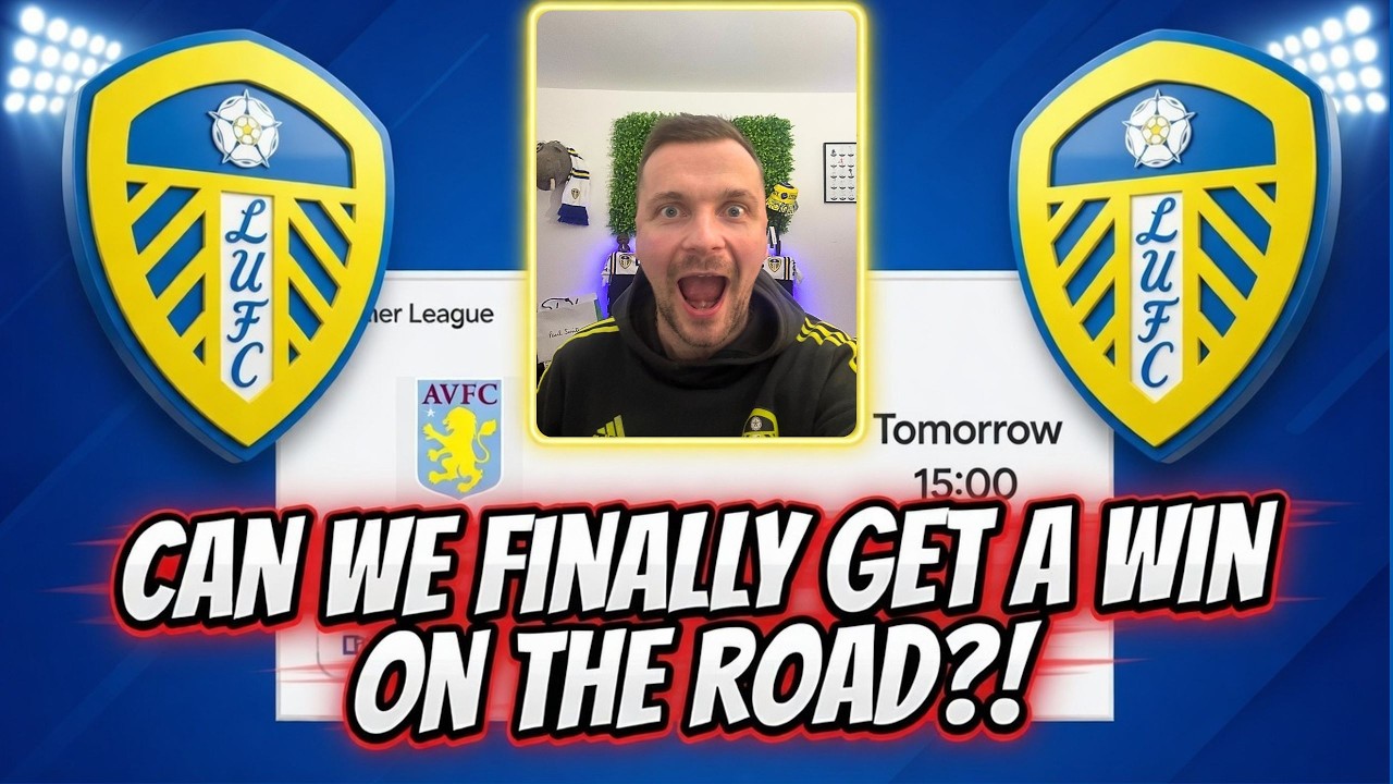 THIS IS A BIG AWAY DAY!! LEEDS UNITED A WIN AWAY FROM SAFETY!!