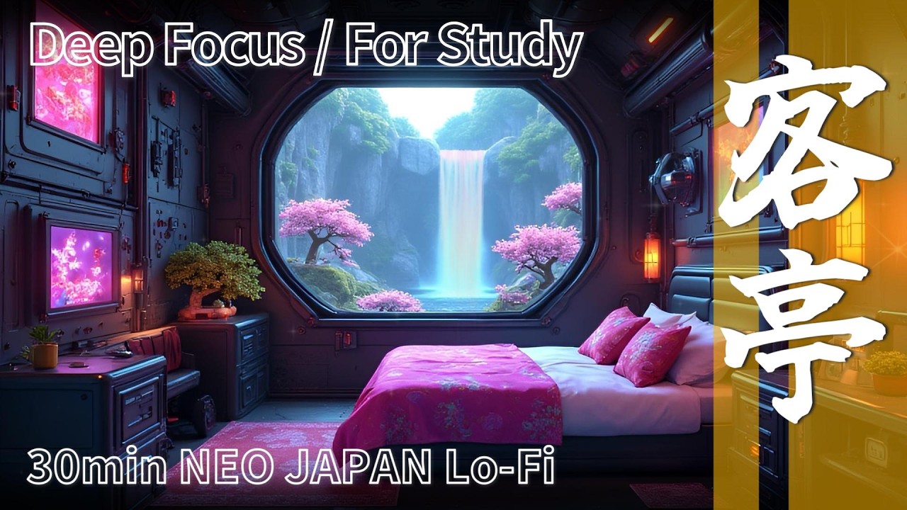 Japanese Lofi Mix for Study & Work | 客亭 |  NEO JAPAN Lo-Fi | 30min