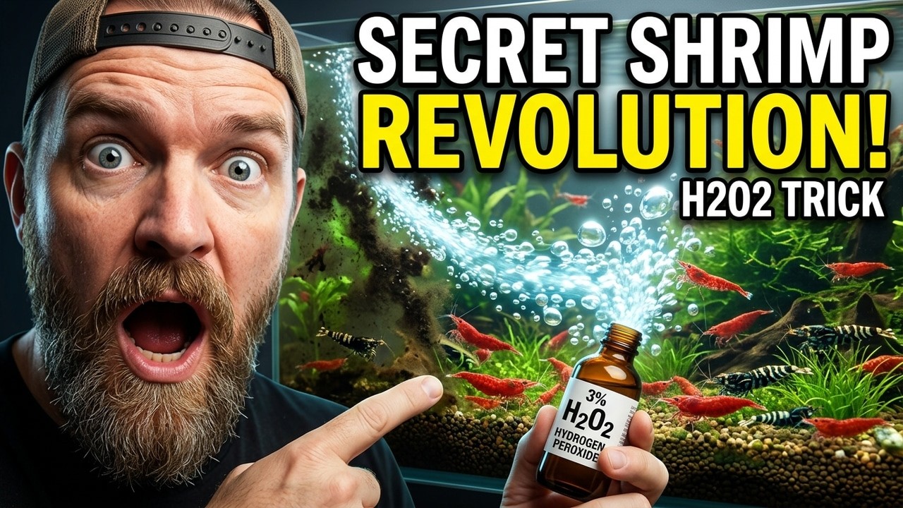How To Use Hydrogen Peroxide in Shrimp Tanks - Safe Dosing & Benefits