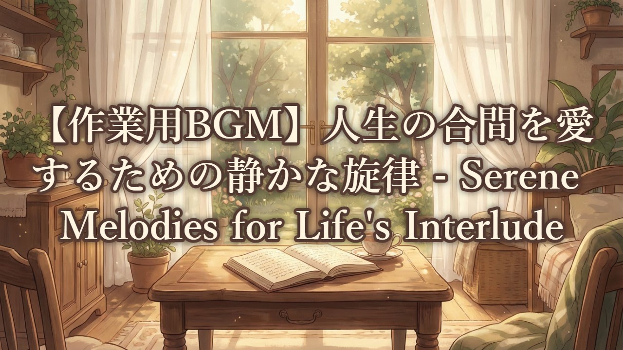 【作業用BGM】心を満たす光と静かな旋律   Serene Sun Drenched Lo fi Beats for Life's Interlude