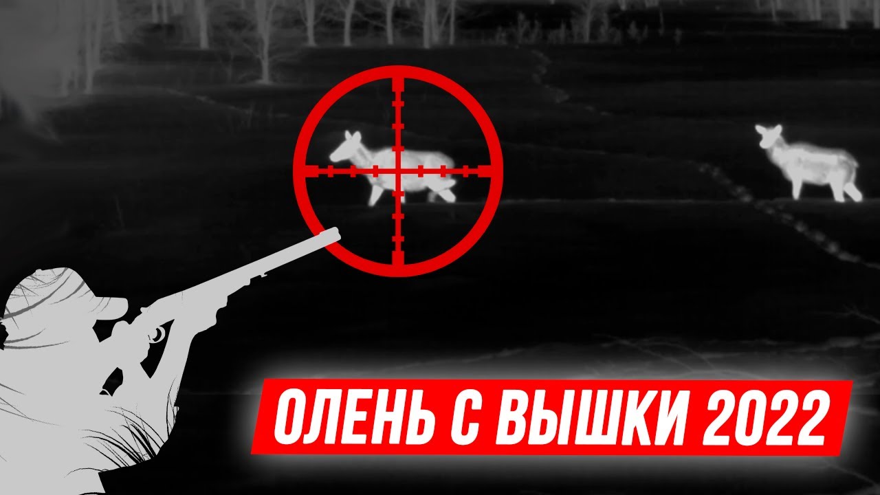 🔥 ОЛЕНЬ с вышки, зимняя охота 2022 | Олени в тепловизоре Pulsar Helion 2 XP50