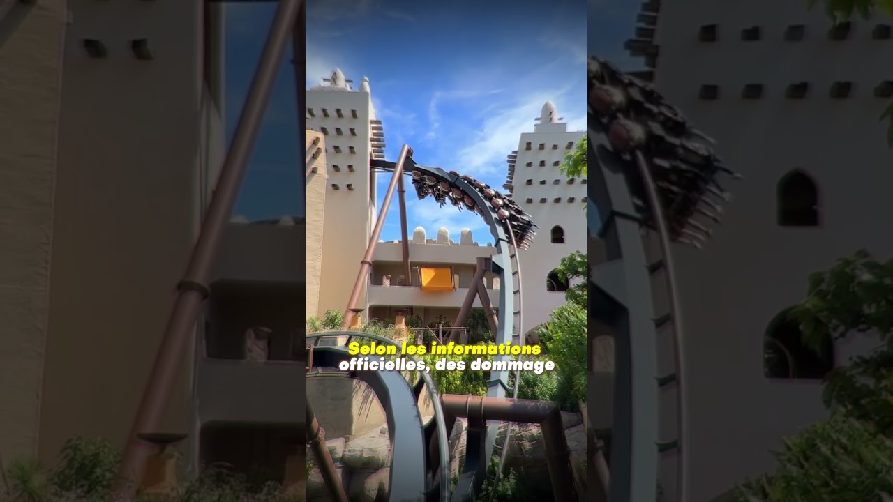 CE PARC D'ATTRACTIONS &Agrave; V&Eacute;CU L'ENFER AVEC UNE TEMPETE !!  #parcdattraction #attraction
