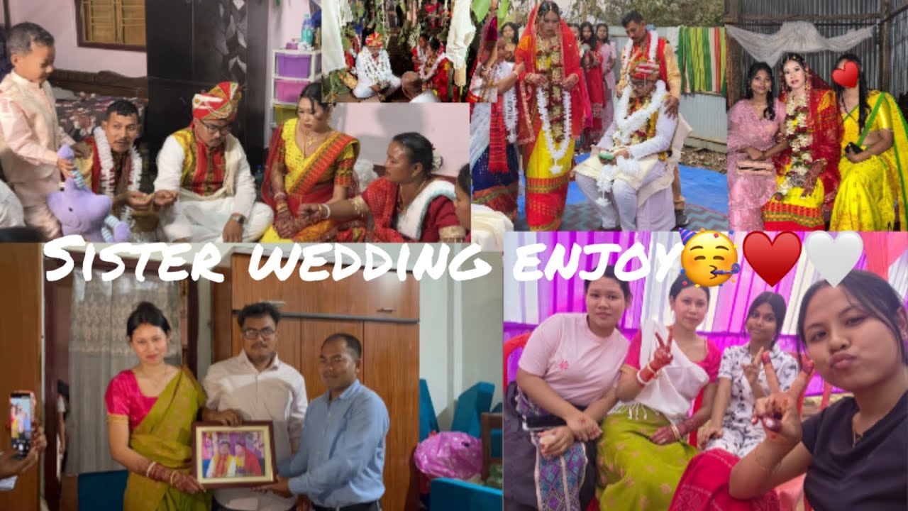 My sister weeding 🤍🥳|| Tmo tmo wnglaikha💃🏻🕺🏼🤣