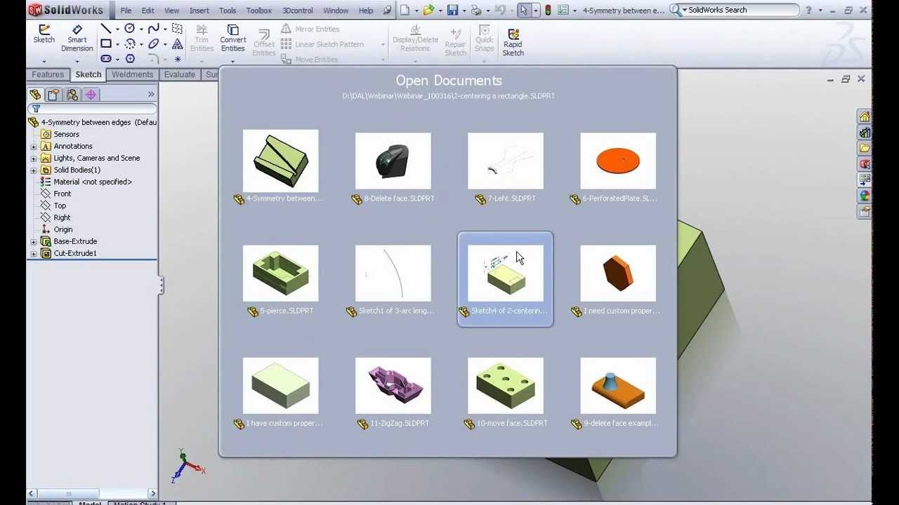 Хитрости и уловки в SolidWorks (полный вебинар Tips and Trics)