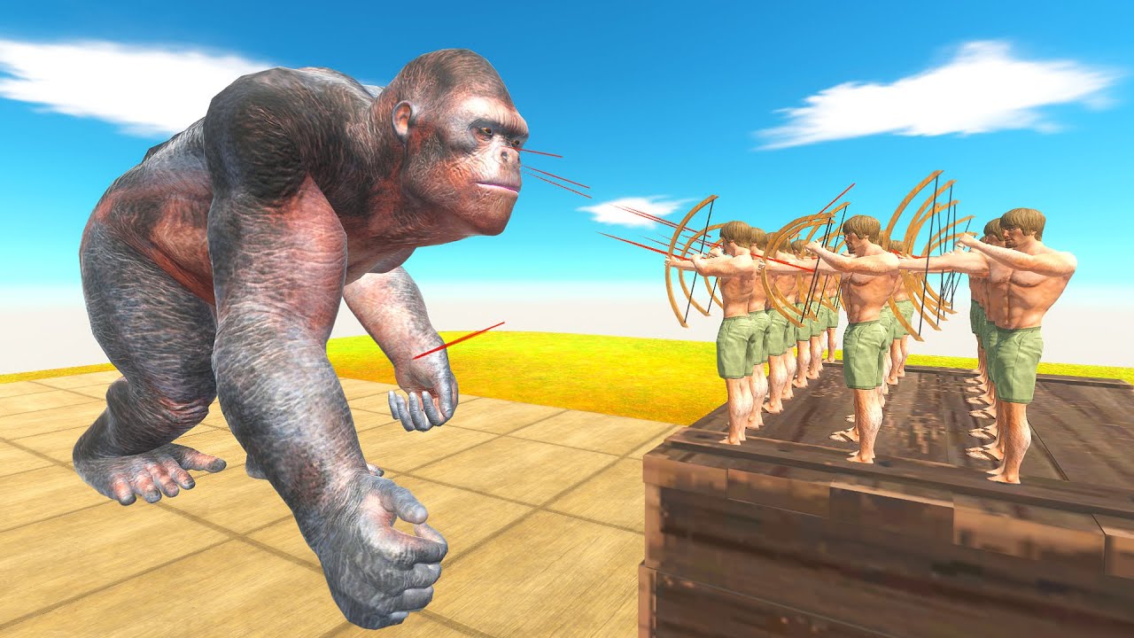 Squad Archers vs Giant Units - Animal Revolt Battle Simulator