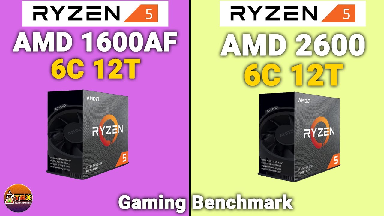 AMD Ryzen 1600AF vs 2600 Benchmark Test.