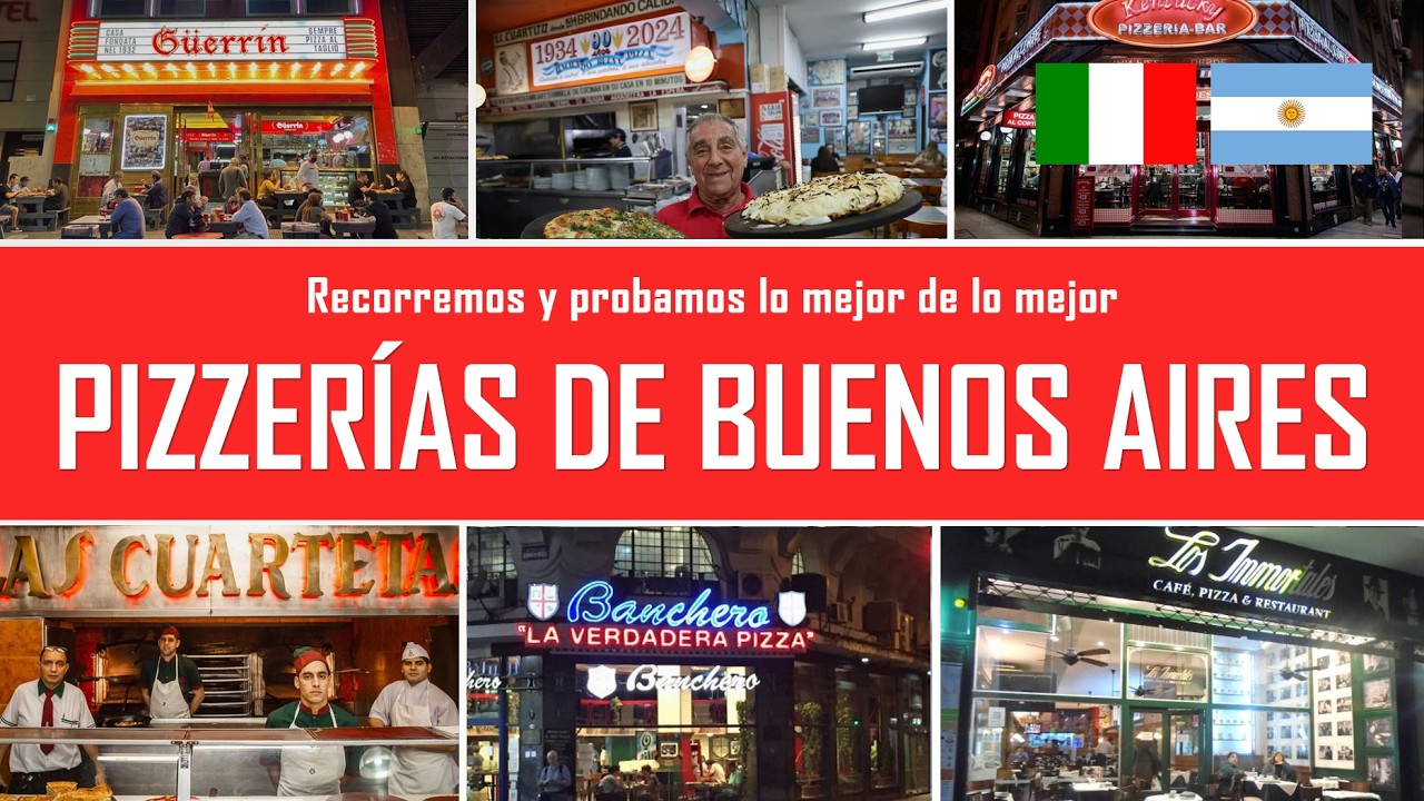 Buscando las mejores PIZZERÍAS DE BUENOS AIRES | El Cuartito, Guerrin y Las cuartetas