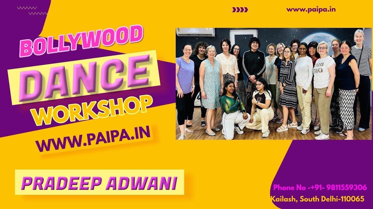 Bollywood Dance Workshop in Delhi at PAIPA For The People From Germany | South Delhi | India