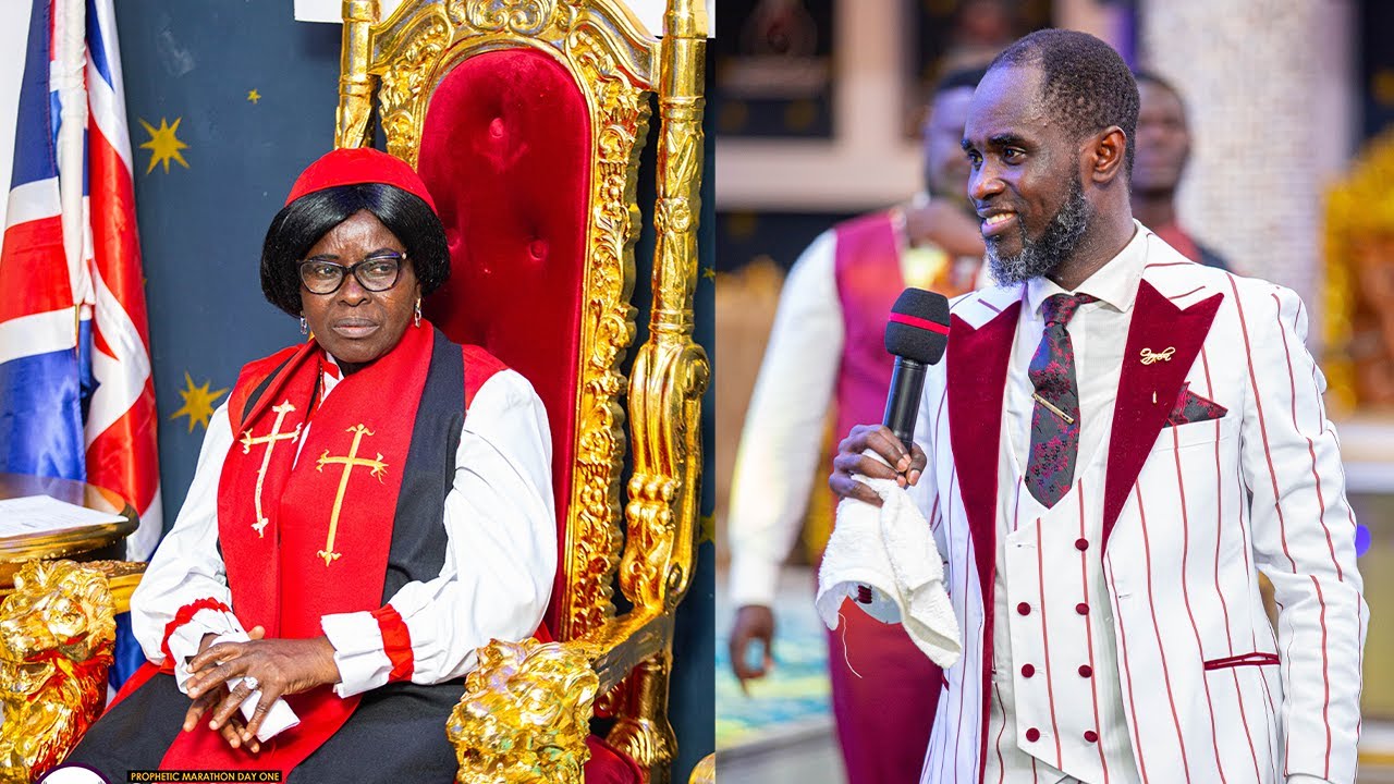 Prophet Dr. Ogyaba invites Biological and Spiritual mother to prophecy🔥
