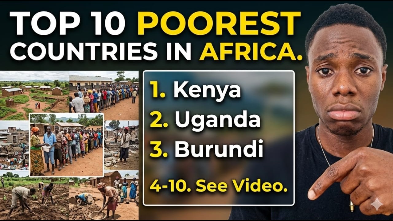 top 10 poorest countries in Africa by GDP per capita