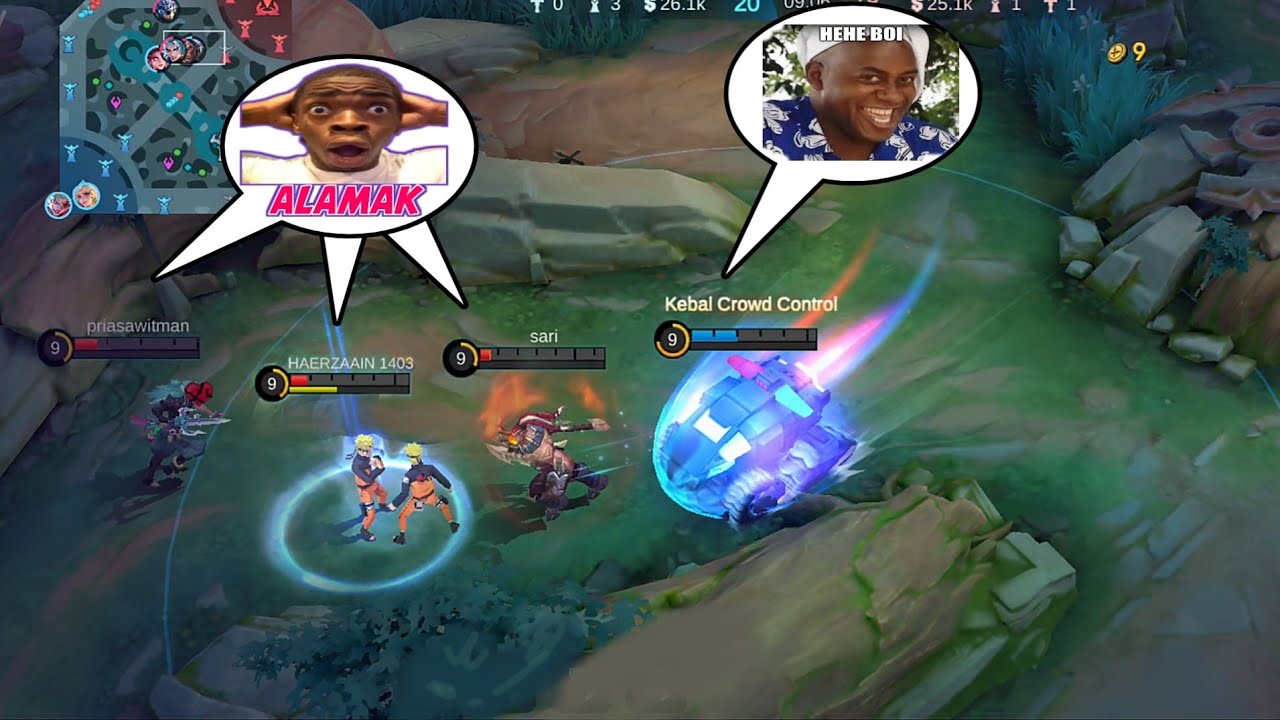 Kumpulan Momen Lucu para Anomali rank epic -MLBB MEME EXE 