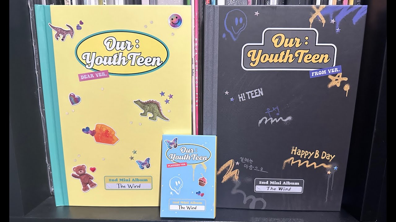 The Wind (더윈드) Unboxing 2nd Mini Album Our : YouthTeen. All Versions! (From, Dear, Platform)