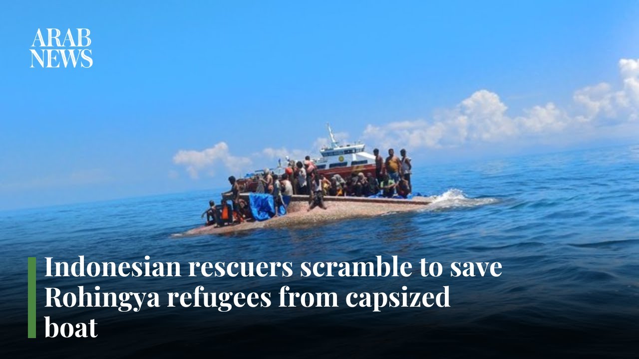 Indonesian rescuers scramble to save Rohingya refugees from capsized boat