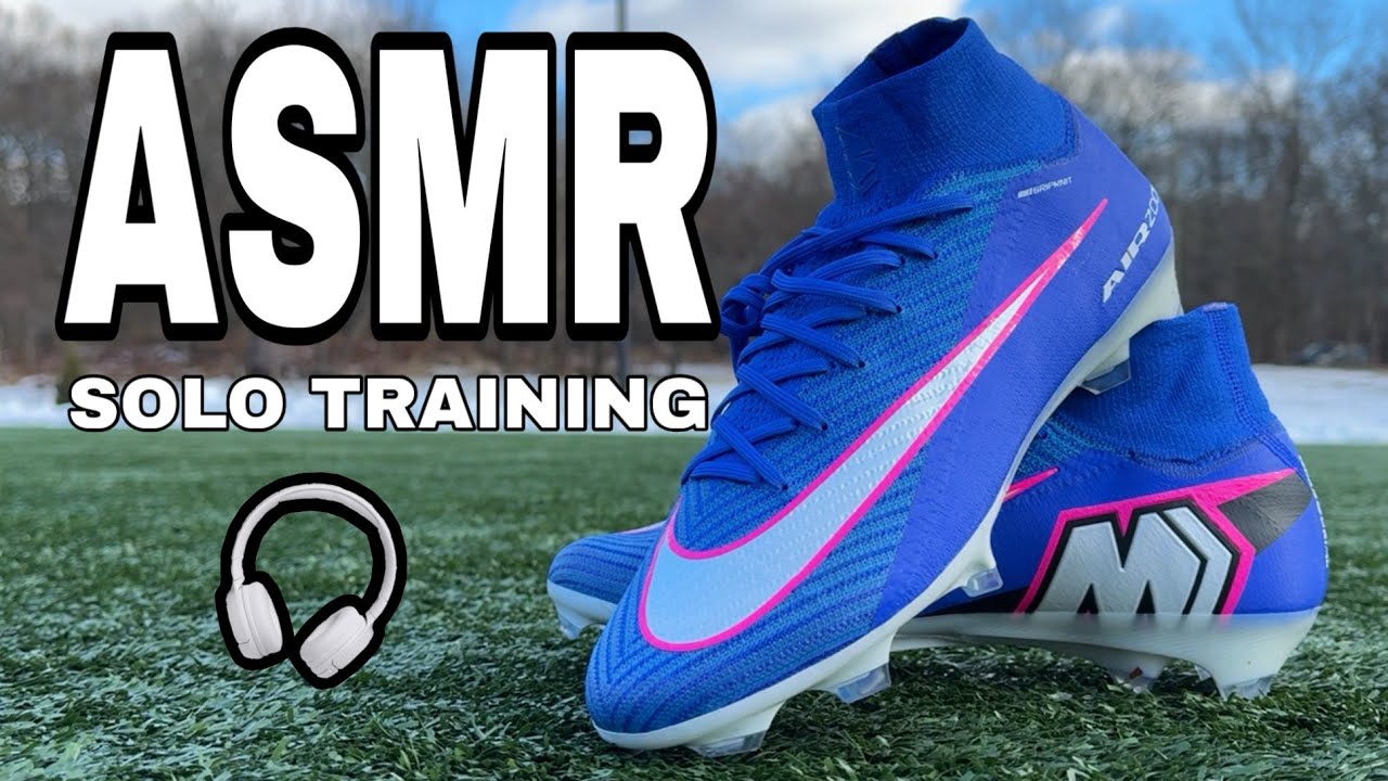 ASMR Solo Training Session For Football/Soccer in Nike Superfly 10