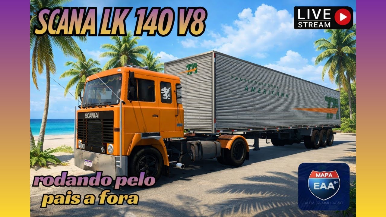ETS 2 SCANIA LK 140 V8   **live on*