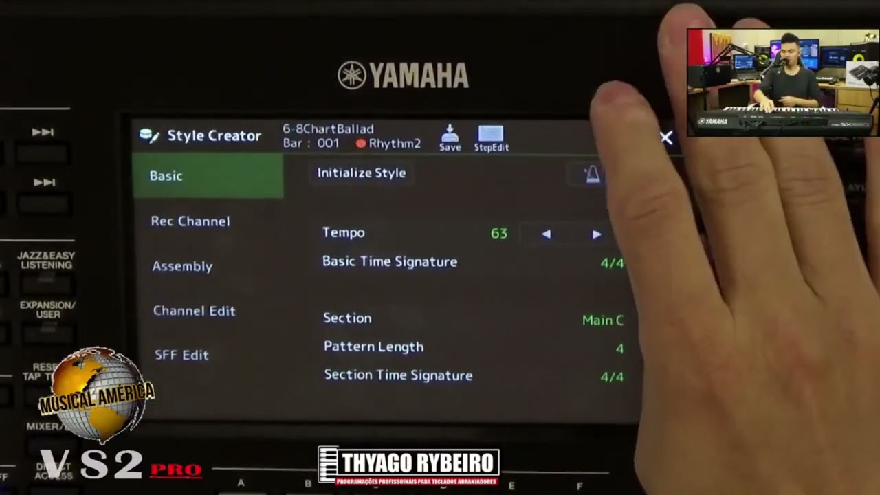 Style Creator do novo SX920 Yamaha o que Mudou? By Thyago Rybeiro